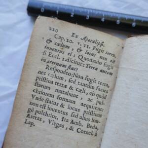 Mini Antologia seu Contradictiones apparentes Sacrae Scripturae 60x115 mm. 1678