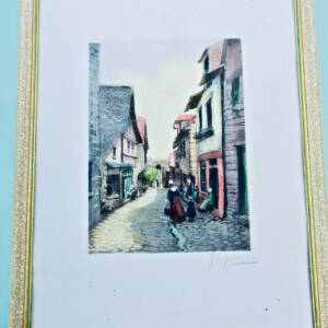 EAU-FORTE signée au crayon à papier G. DEGRAVEN