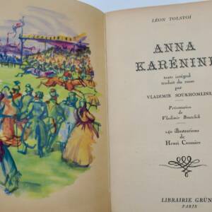 Tolstoï Léon Anna Karénine. Texte intégral illust-Crosnier