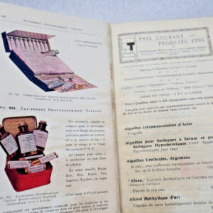 agenda médical Wellcome circa 1909