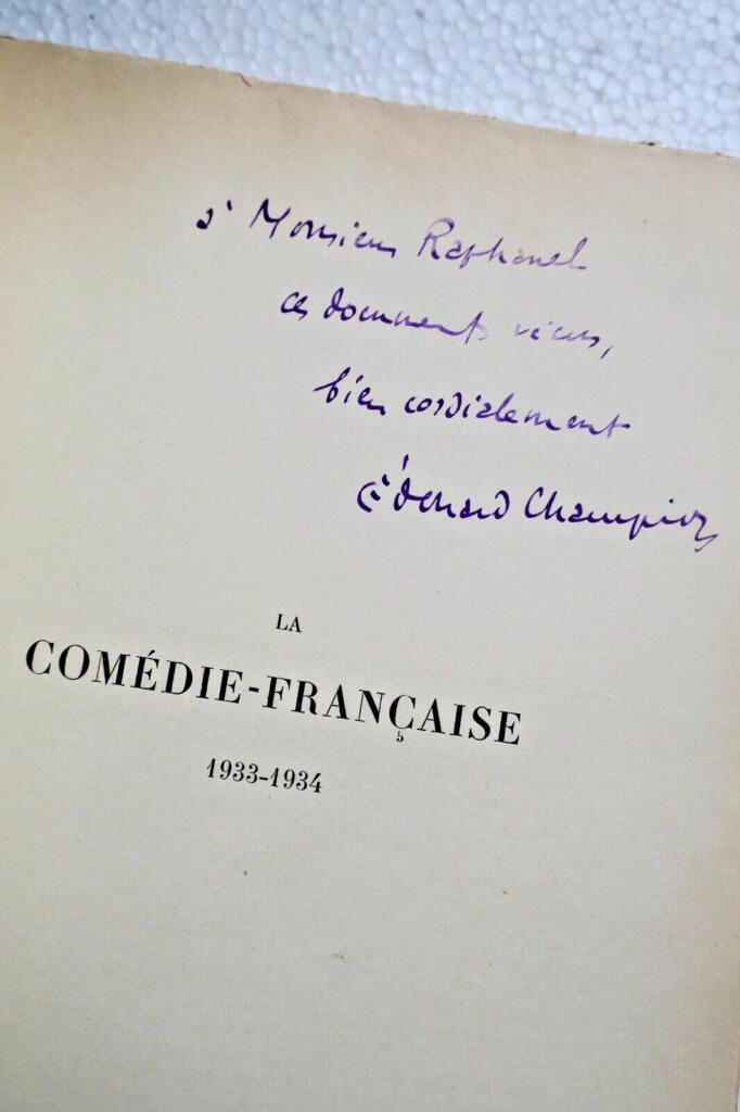 French Comedy Theatre, 1933-1934