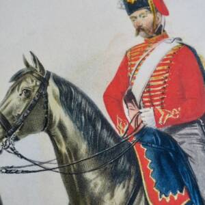 Prusse Die Königl. Preussische Armee 5 x lith. en couleur 30 x 40 cm