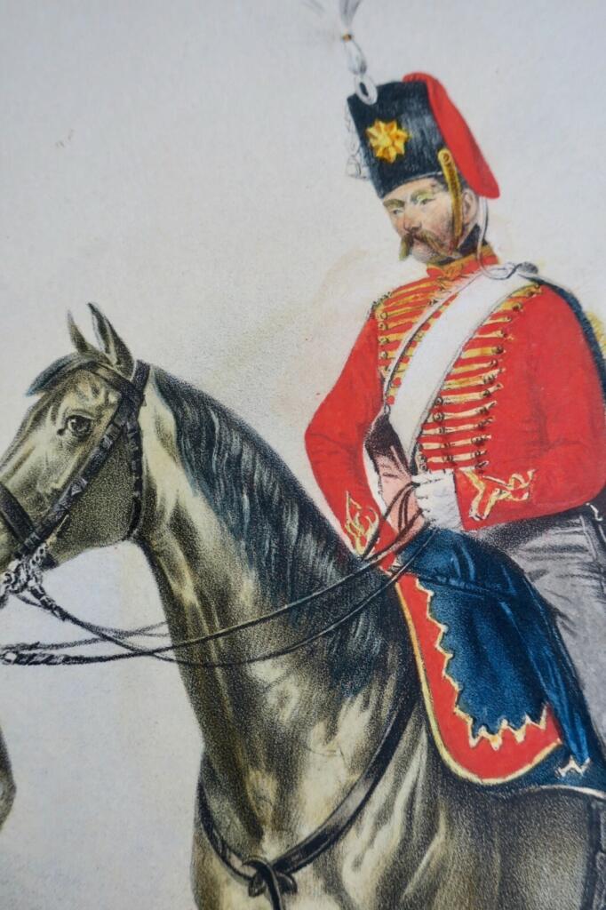 Prusse Die Königl. Preussische Armee 5 x lith. en couleur 30 x 40 cm