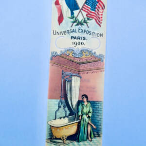 Marques-pages souvenirs universal exposition 1900 Paris standard Porcelain