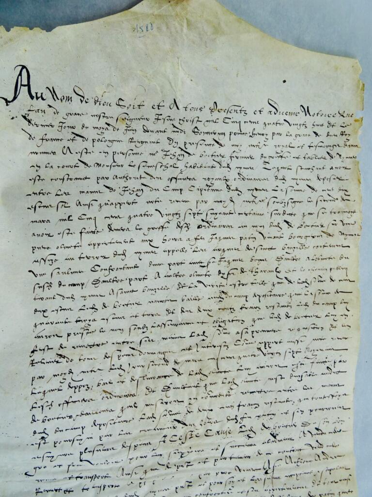 Document from Nîmes Protestant Community