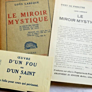 LABEQUE. Loÿs. Le Miroir mystique - Le Miroir des mondes ...+ dédicace