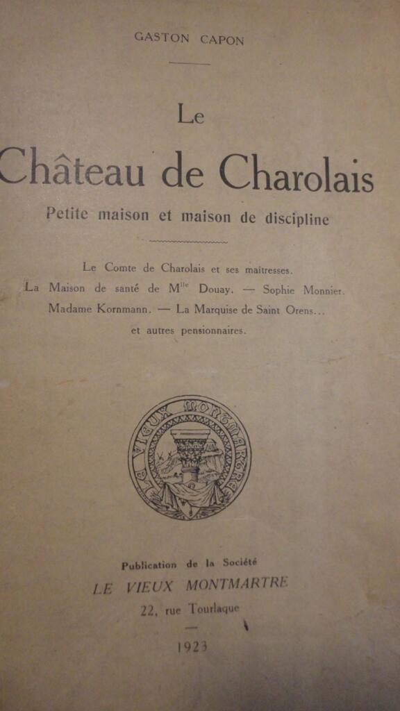 Charolais le chateau de charolais par Capon 1923