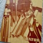 1952 DAFOR Katalog