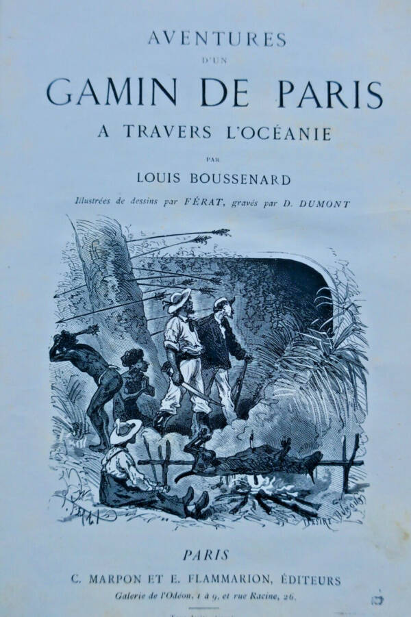 Boussenard Adventures of A Kid Paris To Through L'Océanil Lus- Ferat