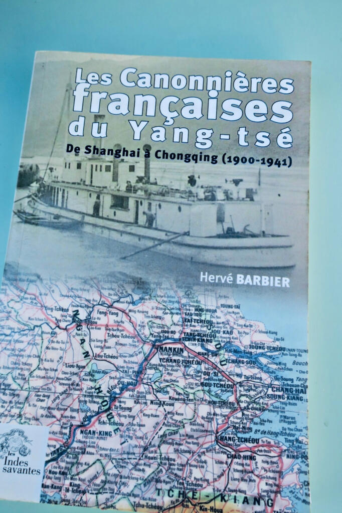Französische Kanonenboote auf dem Jangtse