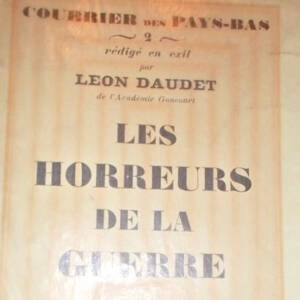 DAUDET, LES HORREURS DE LA GUERRE** nté sur Alfa