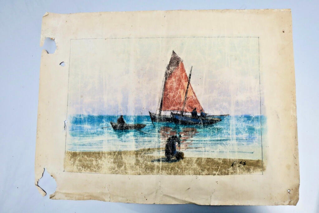 Meerespastel, Marineblaue Töne
