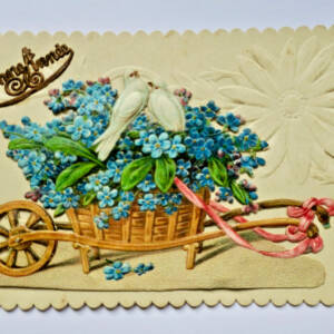 BONNE ANNEE gaufré & relief