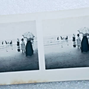 Casablanca élégantes 1911 carte stéréo x 5