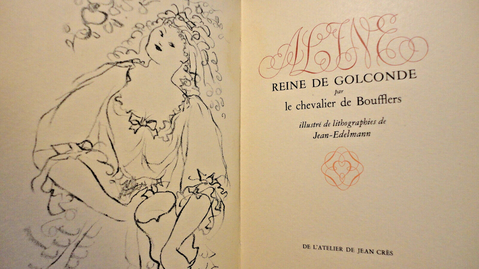BOUFFLERS (Chevalier de) Aline, reine de Golconde. Lithographies de Jean-Edelman – Image 6