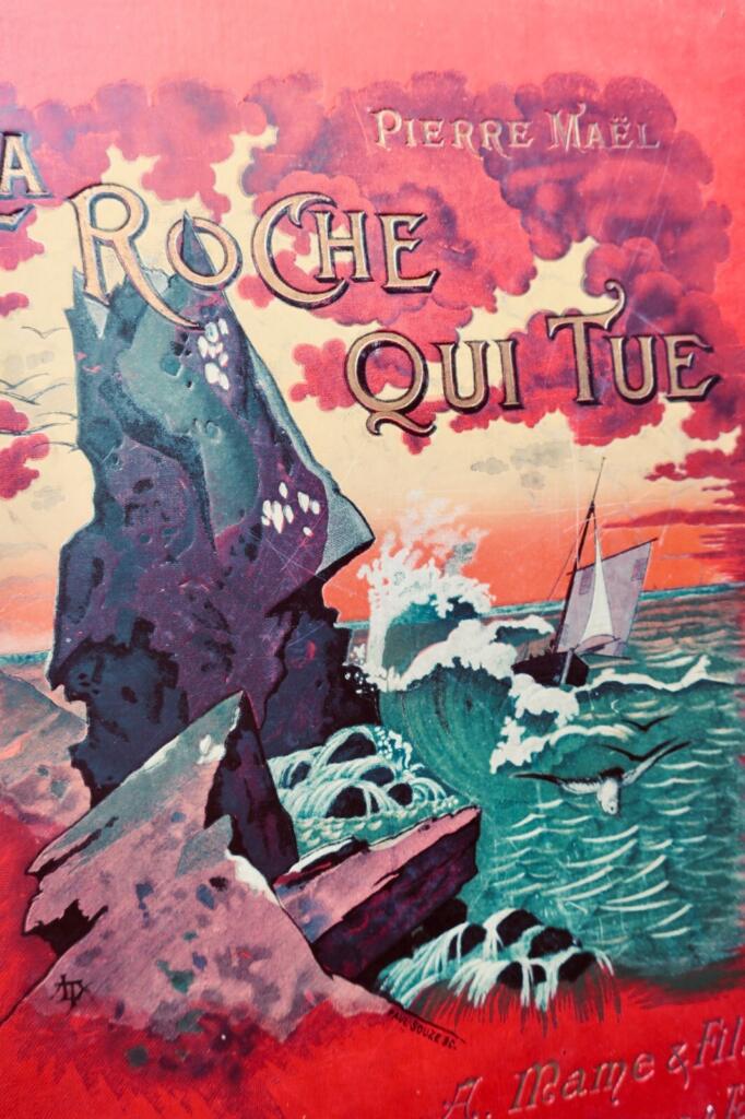Adventure novel with mysterious rock formations