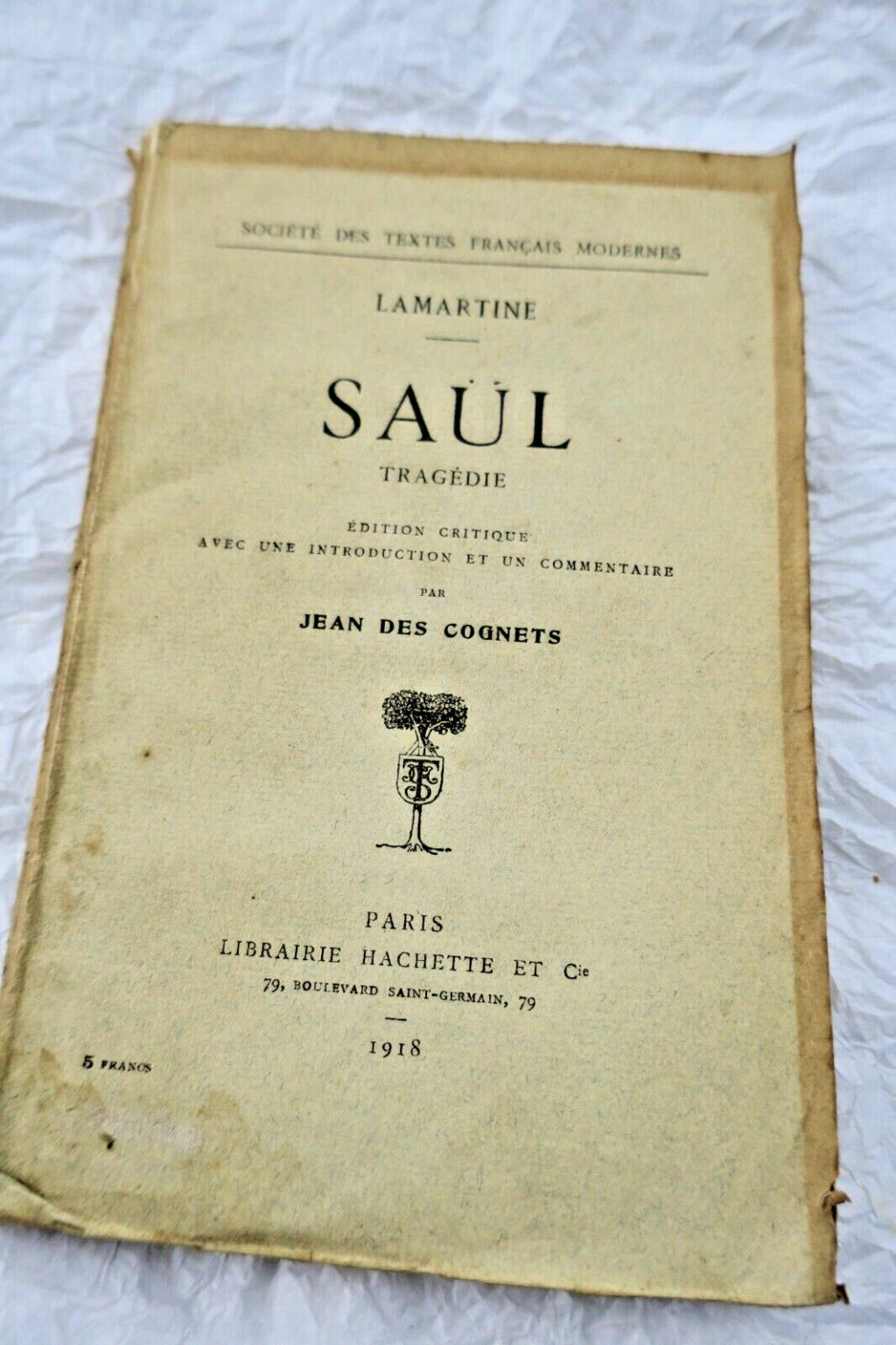 Tragödie von Alphonse de Lamartine