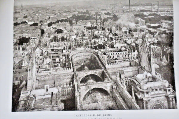 cités meurtries : Senlis, Meaux, Gerbéviller, Reims, Lunéville, Noyon, Ar