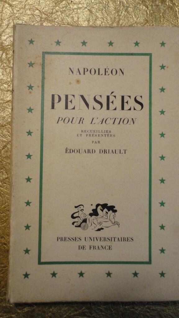 NAPOLEON – PENSEES POUR L&rsquo;ACTION 1943