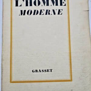 STROWSKI Fortunat L'homme moderne 1931 sur vélin nté