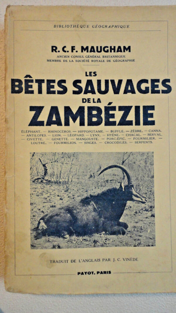 Bêtes Sauvages de La Zambézie 1939