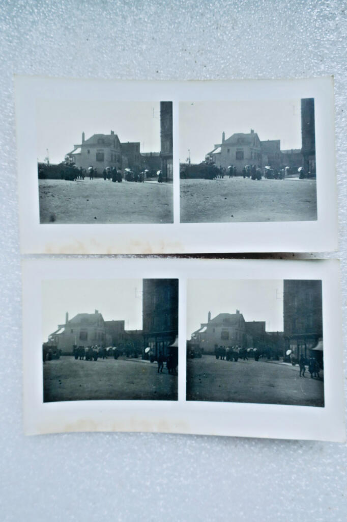 1906年勒阿弗尔吉勒马尔街立体照片