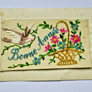 Bonne année carte à volet 1919