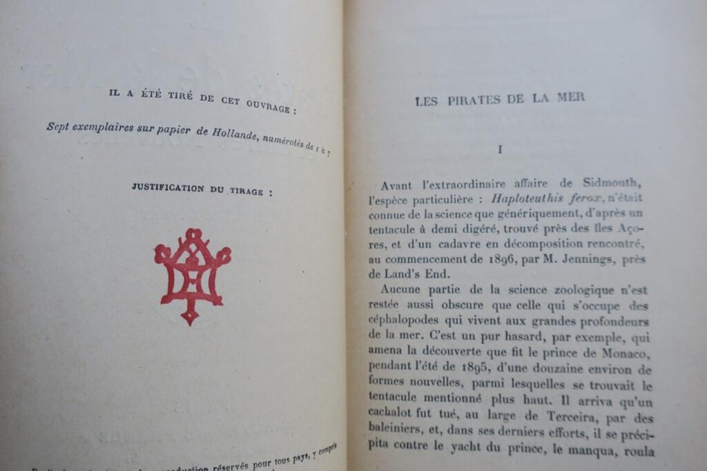 Originalausgabe eines maritimen Abenteuers