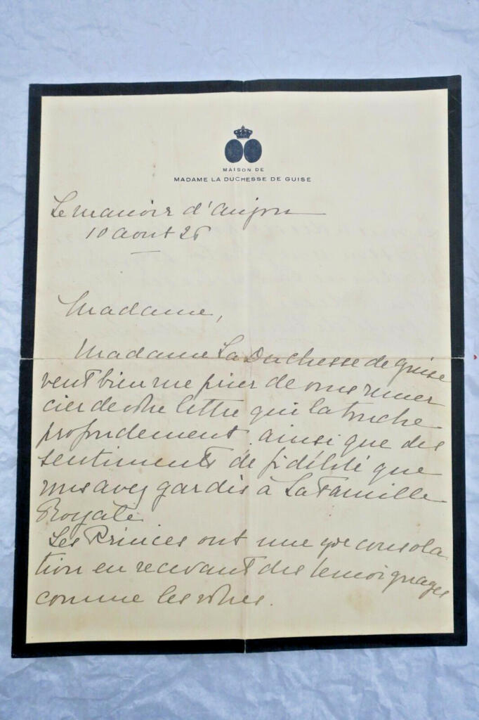 Diplomatic Essay on Brabant with Autograph Letters