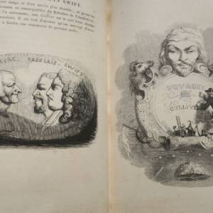 SWIFT Voyages de Gulliver dans les contrées lointaines 1838 Grandville