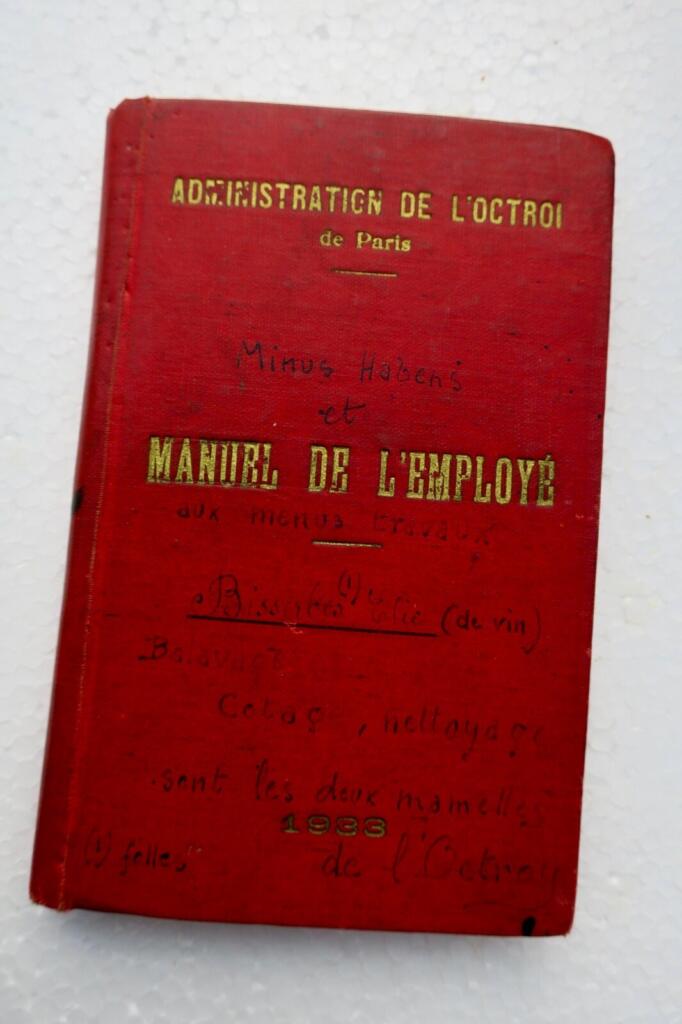 Paris Octroi Administration Employee Manual