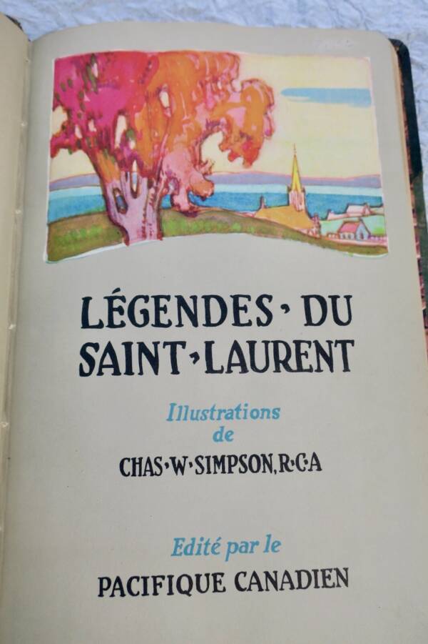 Canada SIMPSON Legendes du St.-Laurent Pacifique Canadien