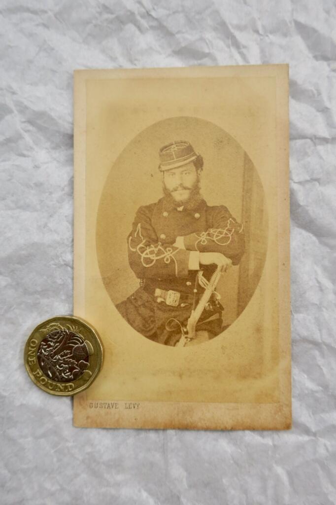 Vintage French Officer Portrait