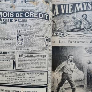 magie VIE MYSTERIEUSE-REVUE DE SPIRITISME, MAGNETISME, MAGIE, ASTROLOGIE 1910