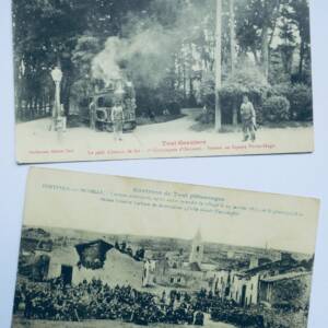 Toul garnison le petit chemin de fer Fontenoy sur Moselle barbares 1914-1915