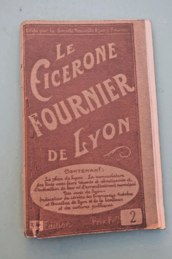 Lyon Stadtführer mit Klappkarte