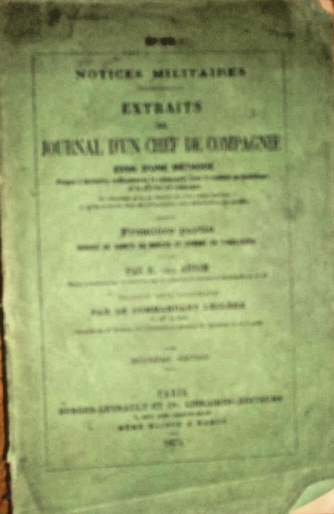 JOURNAL D&rsquo;UN CHEF DE COMPAGNIE 1874