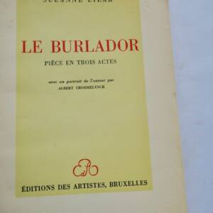 Lilar, Suzanne Le Burlador Editions des Artistes + dédicace