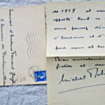 Michel ROBIDA belle lettre autographe manuscrite
