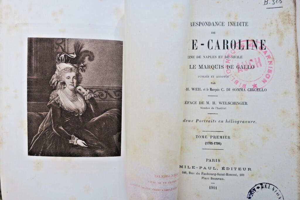 Korrespondenz der Königin Marie-Caroline