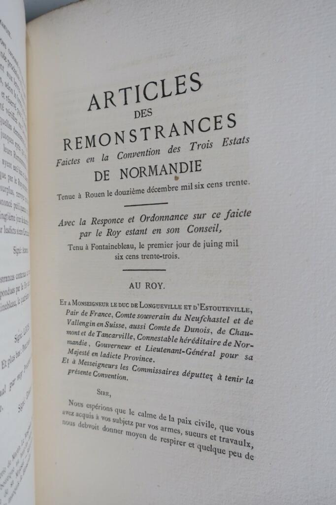 Normandy State Records under Louis XIII and Louis XIV