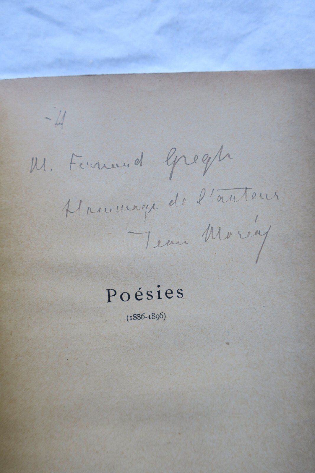 MOREAS Poésies Le Pélerin passionné. Enone au clair visage...+ envoi – Image 8
