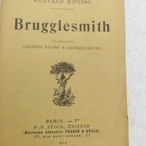 Kipling Rudyard Brugglesmith Librairie Stock, 1912 EO