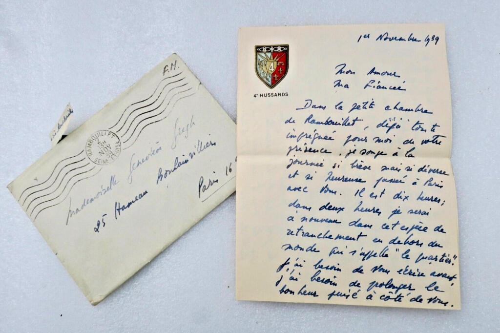 Personal correspondence from military service