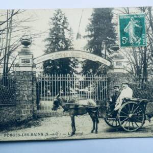FORGES les BAINS Essonne L'HÔPITAL Attelage 1918