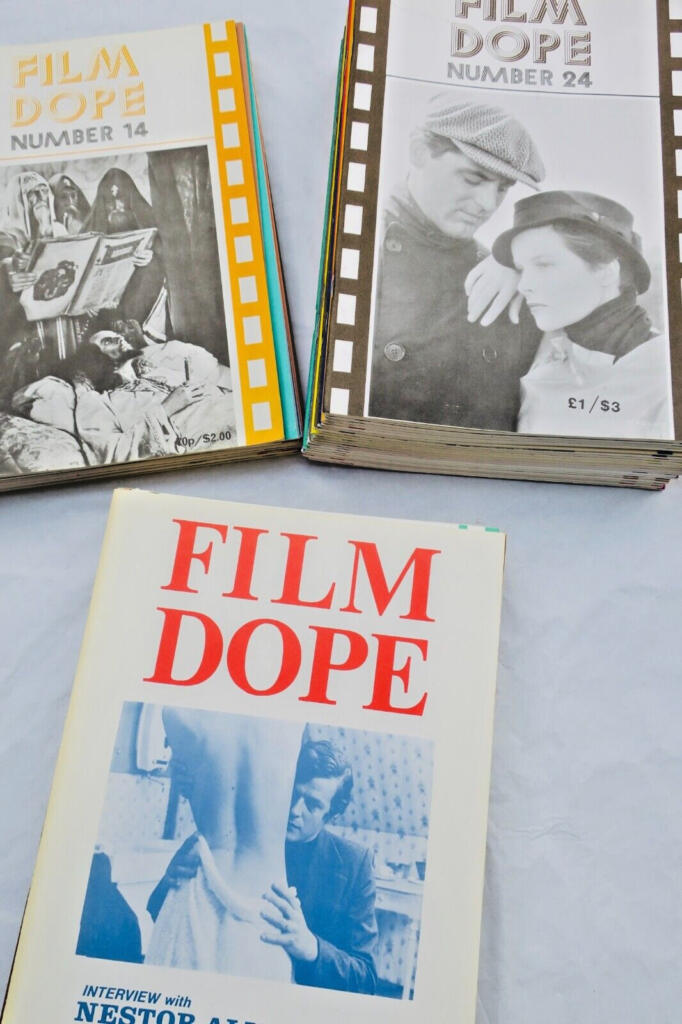Early issues of Film Dope magazine