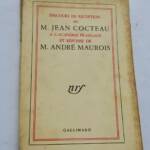 Cocteau's Academy Reception Discourse