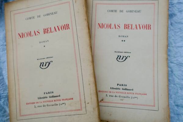 GOBINEAU (Comte de). Nicolas Belavoir 1927