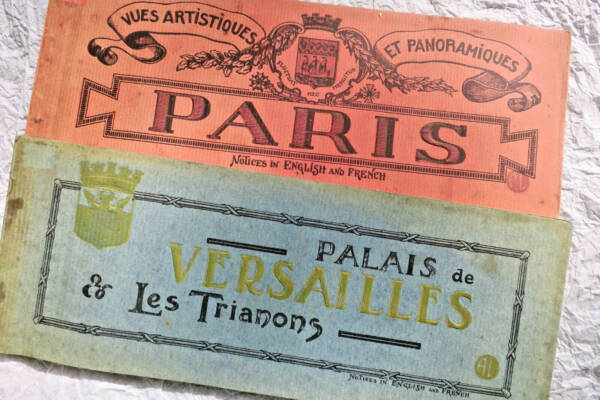 Künstlerische Ansichten von Paris und Versailles