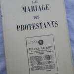 Ehe der Protestanten
